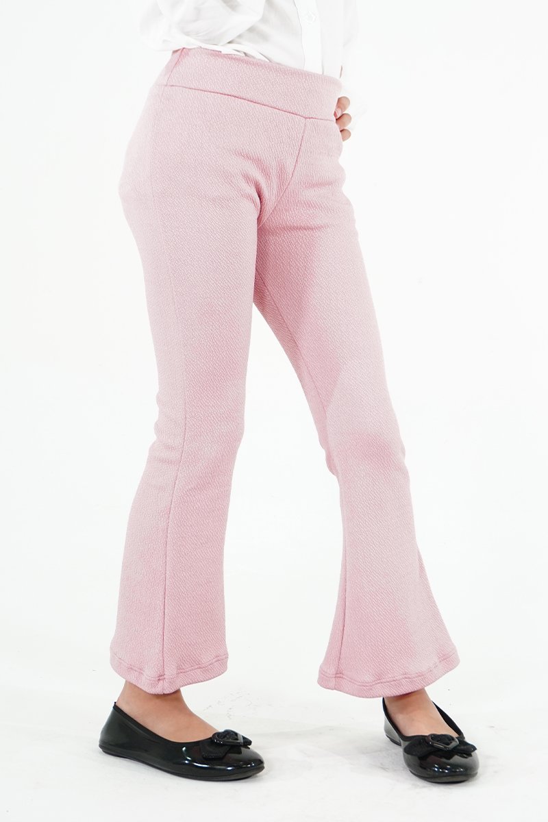 Calça Flare Infantil Malha Crepe Lene