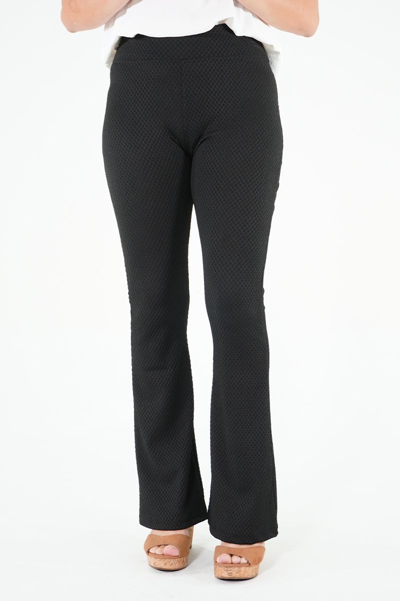 Calça Flare Adulto Colmeia Lene